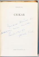 Fekete Pál: Csikar. A szerző, Fekete Pál (1900-1965) sportújságíró által dedikált példány! Színes sp...