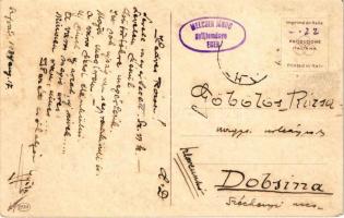 1934 Strand szerelem. Olasz művészlap / Italian art postcard, beach love, couple. Degami 2259. s: T....