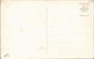 Strand szerelem. Olasz művészlap / Italian art postcard, beach love, couple. Degami 2256. s: T. Corb...