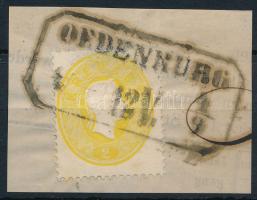 1861 2kr sárga, "OEDENBURG"