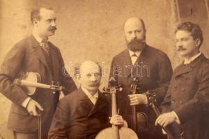 1892 Kassa a Bürger Zsigmond (Sigmund Bürger; (1856-1908 .) osztrák-magyar gordonkaművész, zeneszerz...