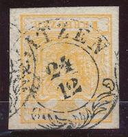 1850 1kr narancs HP III. "WAITZEN 24/12" Karácsony (ANK EUR 220,-)
Certificate: Matl