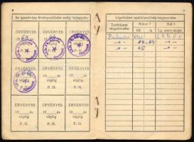 1962 Miskolc, Lenin Kohászati Művek Légoltalmi parancsnoksága által kiállított fényképes légoltalmi ...