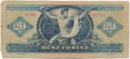 1949. 20Ft "C 932 007650" T:VG
Adamo F10