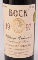 1997 Bock Villányi Cabernet Sauvignon &amp; Franc, Bock Cuvée Barrique, "III. Pannon Bormus...