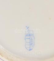 Herendi óherendi Windsor mintás váza, jelzett, fedele feltehetően pótolt, m: 10,5 cm