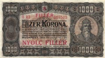 1923. 1000K 8f fny-sal T:III