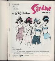 1964 Les dessous élégants "Votre ligne", francia nyelvű fehérnemű-katalógus, sérült, külön...