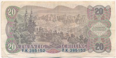 Ausztria 1956. 20Sch "FK 385152" T:F szép papír
Austria 1956. 20 Shilling "FK 385152...
