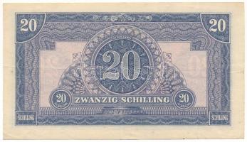 Ausztria / Szövetséges megszállás 1944. 20Sch "D34 260327" T:F
Austria / Allied Occupatio...