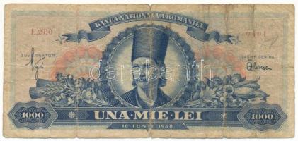 Románia 1948. 1000L "E.29140 0401" T:VG Romania 1948. 1000 Lei "E.29140 0401" C:VG Krause 85.