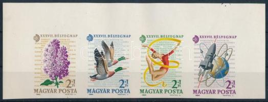 1964 Bélyegnap vágott ívsarki csík