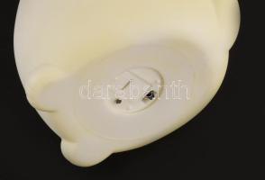 Macska figurás asztali lámpa, m: 15,5 cm