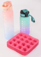 2 darab termosz + 4 darab Ikea jégkockakészítő.