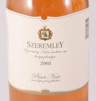 2003 Szeremley Huba Pinot Noir, bontatlan palack, száraz fehérbor, 13%, 0,75l