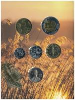 Finnország 1996. 10p - 10M (5xklf) forgalmi sor + "L.G. Sundell" emlékérem karton tokban T...