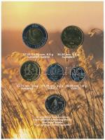 Finnország 1996. 10p - 10M (5xklf) forgalmi sor + "L.G. Sundell" emlékérem karton tokban T...