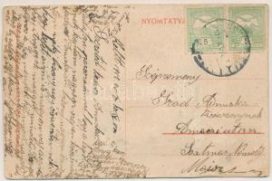 1912 Máramarossziget, Sighetu Marmatiei; 100 év múlva - a jövőben montázs. Berger Miksa kiadása, lep...