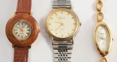 3 darab karóra, Sonic, Rusudan, Vector, működnek