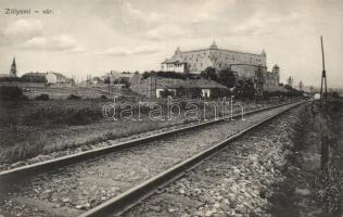 Zólyom castle and railway