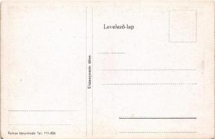 Mátyás könyvtára. Mátyás király 500 éves jubileuma 1943, képeslapfüzetből. Farkas könyvkiadó / King ...