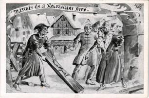 Mátyás és a kolozsvári bíró. Mátyás király 500 éves jubileuma 1943. Farkas könyvkiadó / King Matthia...