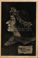 Mátyást király. Mátyás király 500 éves jubileuma 1943. Farkas könyvkiadó / King Matthias. artist sig...