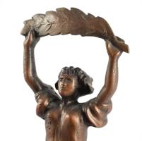 Szabadság-szobor asztaldísz, alumínium, m: 22 cm