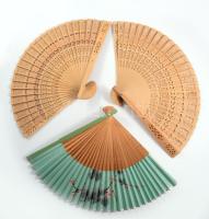 8 darab klf legyező, jó állapotban