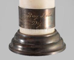 Dömötör Zoltán (1935-2019) olimpiai bajnok vízilabdázó 2001-es Bay Béla-díja, m: 31,5 cm