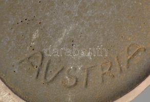 Modern osztrák padlóváza, jelzett, m: 39 cm