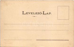 Hévíz, Hetes Ház, fürdő. Sujánszky József kiadása. Art Nouveau (EK)