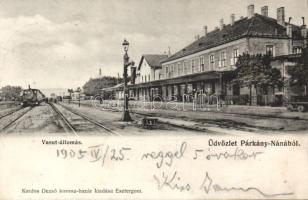 Párkánynána railway station
