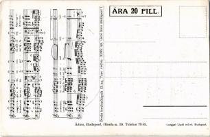 I. Ferenc József - Hazádnak rendületlenül... (Vörösmarty Mihály) Zenés levelezőlapok 13. sz. / Franz...