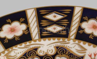 Royal Crown Derby 2451 "Imari Traditional" dísztál, jelzett, hibátlan, d: 27 cm
