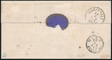 1871 Kőnyomat 15kr ajánlott levélen / on registered cover "ZSOLNA" - Wien