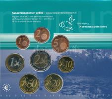 Hollandia 2000. 1c-2E (8xklf) forgalmi összeállítás "Vereniging Natuurmonumenten" karton l...