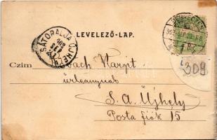 1902 Hortobágy, táj, Délibábok Hazája. Telegdi K. Lajos utóda kiadása, Haranghy felvétele (r)