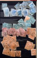 Olaszország 1-2 ezer 1945 előtti bélyeg megtömött 10 lapos közepes berakóban