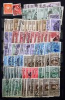 Olaszország 1-2 ezer 1945 előtti bélyeg megtömött 10 lapos közepes berakóban