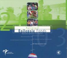 Hollandia 2003. 1c-2E (8xklf) forgalmi összeállítás "Nationaal Epilepsie Fonds" karton lapon T:UNC Netherlands 2003. 1 Cent - 2 Euro (8xdiff) coin set "Nationaal Epilepsie Fonds" in cardboard sheet C:UNC