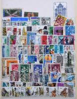 Néhány száz Nyugat-európai bélyeg 8 lapos A4-es berakóban