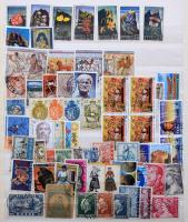 Néhány száz Nyugat-európai bélyeg 8 lapos A4-es berakóban