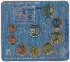 Spanyolország 2010. 1c-2E forgalmi sor (9xklf) műanyag lapon, benne 2E "Córdobai nagymecset&quo...