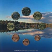 Észtország 2011. 1c-2E (8xklf) forgalmi sor "Eesti euromündid" karton lapon T:UNC
Estonia...