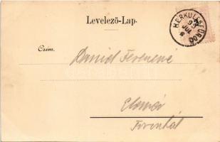 1899 Herkulesfürdő, Herkulesbad, Baile Herculane; Herkulesfürdő a Schnellershegyről látva. Hirsch Jó...