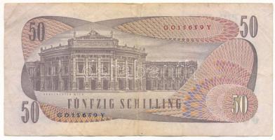 Ausztria 1970. 50Sch "G015659Y" T:F
Austria 1970. 50 Schilling "G015659Y" C:F
...