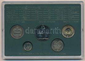 Norvégia 1990. 10ö-10K (4xklf) forgalmi sor + verdei emlékérem műanyag tokban T:UNC
Norway 1990. 10...