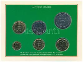 Portugália 1987. 1-50Esc (6xklf) forgalmi sor karton dísztokban T:UNC
Portugal 1987. 1 Escudo - 50 ...