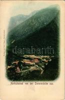 Herkulesfürdő, Baile Herculane; a Coronini magaslatról látva / Herkulesbad von der Coroninihöhe aus. Verlag Emil Jäger / general view (EK)